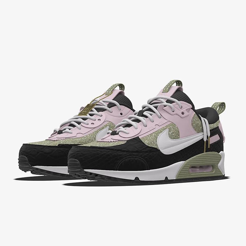 Giày Nike Air Max 90 Futura Unlocked By You Nam Đen Hồng